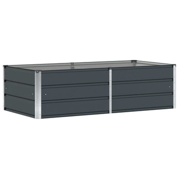 vidaXL Pflanzkübel Anthrazit 160 x 80 x 45 cm Stahl