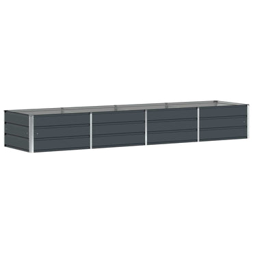 vidaXL Pflanzkübel Anthrazit 320 x 80 x 45 cm Stahl