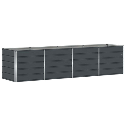 vidaXL Pflanzkübel Anthrazit 240 x 80 x 75 cm Stahl