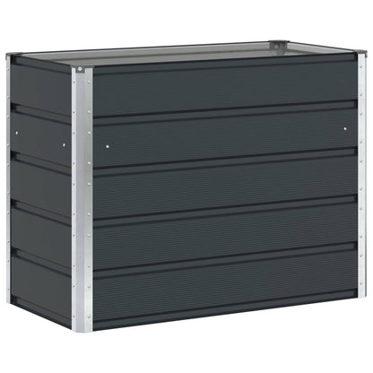 vidaXL Pflanzkübel Anthrazit 480 x 50 x 45 cm Verzinkter Stahl