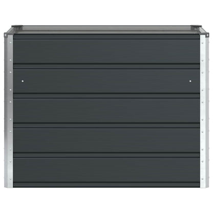 vidaXL Pflanzkübel Anthrazit 480 x 50 x 45 cm Verzinkter Stahl
