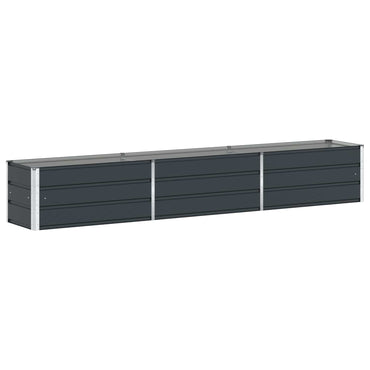 vidaXL Pflanzkübel Anthrazit 480 x 50 x 45 cm Verzinkter Stahl