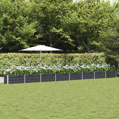 Pflanzkübel Anthrazit 480 x 50 x 45 cm Verzinkter Stahl