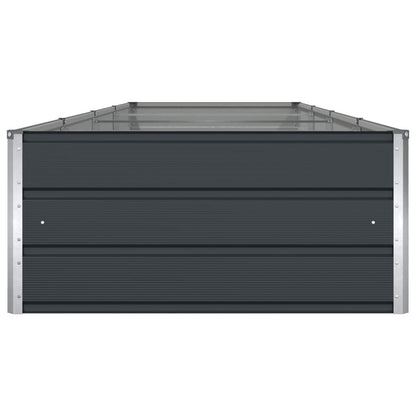 vidaXL Pflanzkübel Anthrazit 195 x 100 x 45 cm Verzinkter Stahl