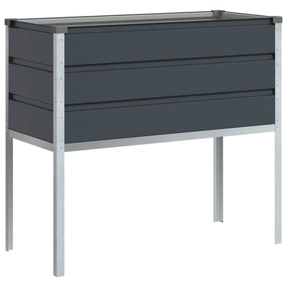 vidaXL Pflanzkübel Anthrazit 100 x 45 x 90 cm Verzinkter Stahl