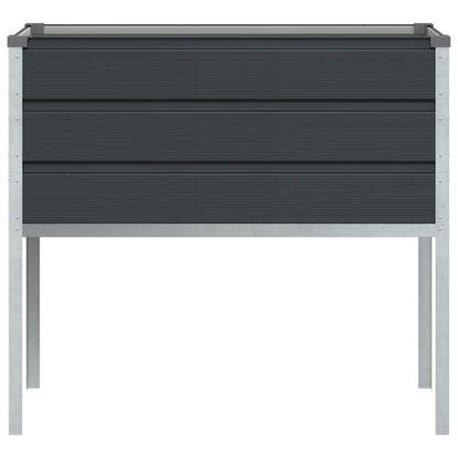 vidaXL Pflanzkübel Anthrazit 100 x 45 x 90 cm Verzinkter Stahl