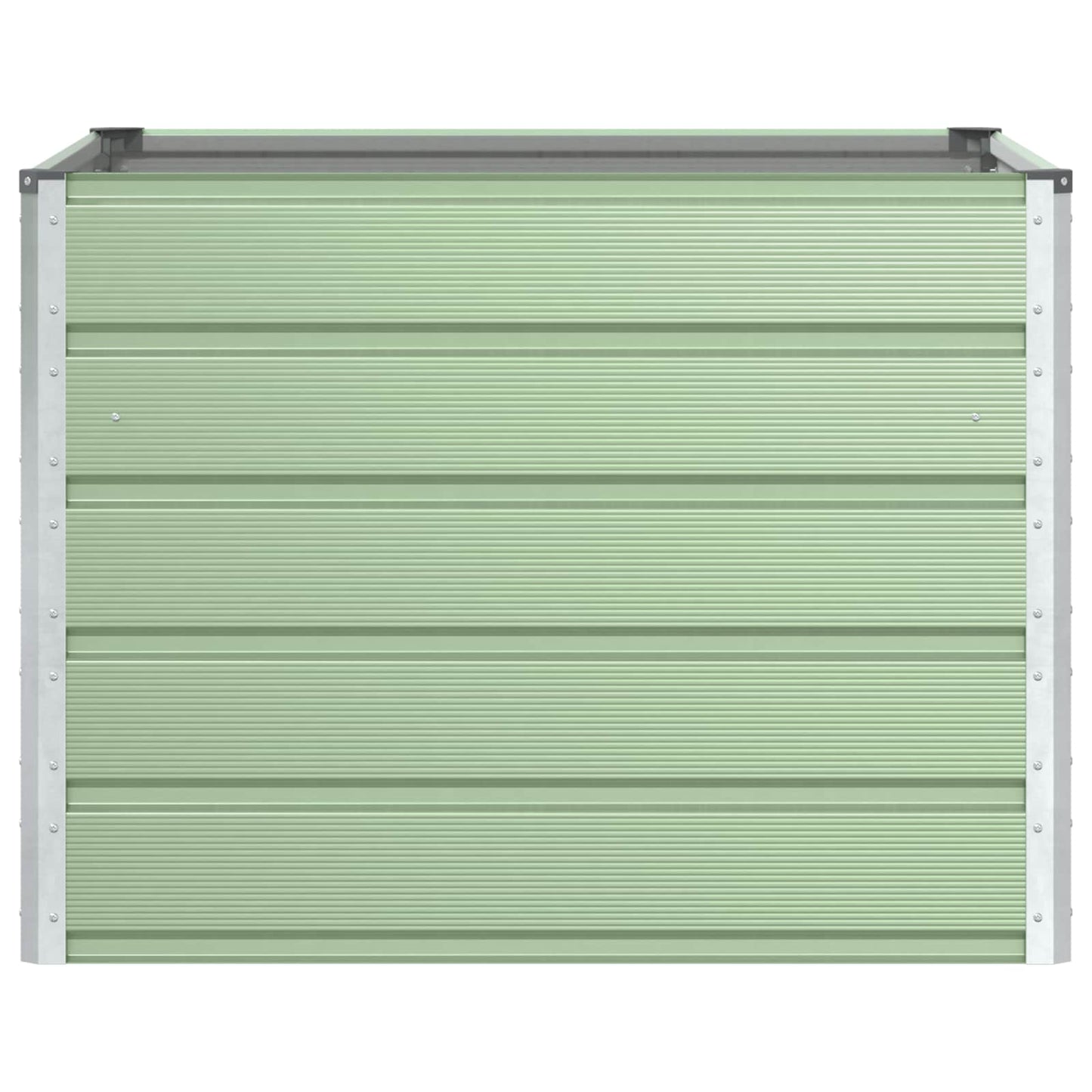 Pflanzkübel Pastellgrün 100 x 100 x 75 cm Stahl