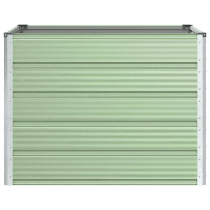 Pflanzkübel Pastellgrün 100 x 100 x 75 cm Stahl