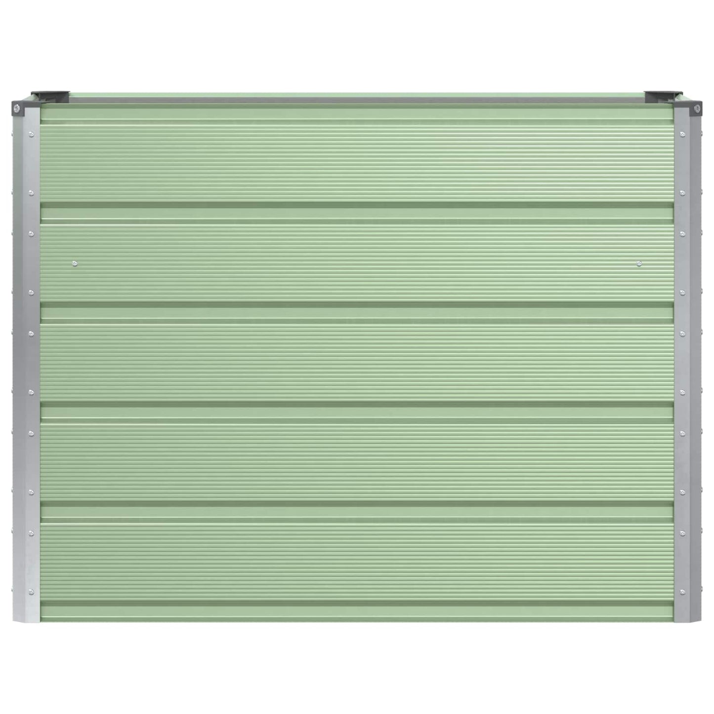 vidaXL Pflanzkübel Grün 100 x 40 x 75 cm Stahl