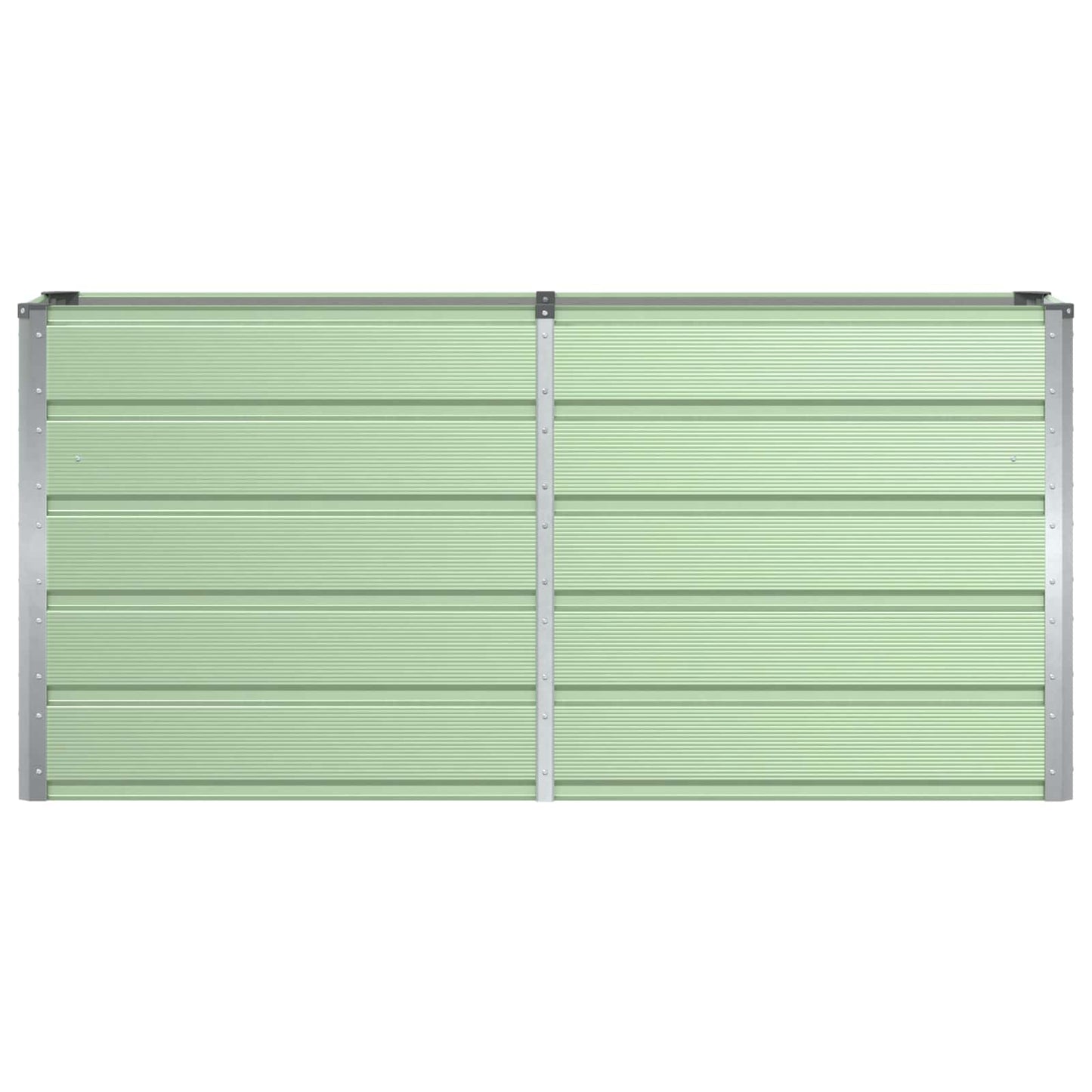 vidaXL Pflanzkübel Grün 160 x 40 x 75 cm Stahl