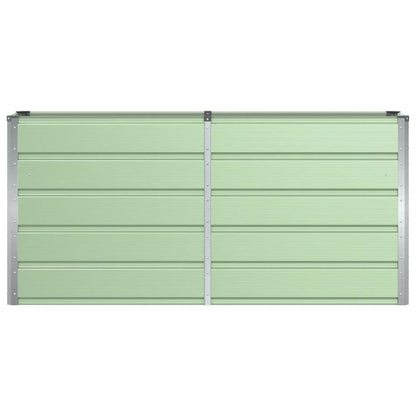 vidaXL Pflanzkübel Grün 160 x 40 x 75 cm Stahl