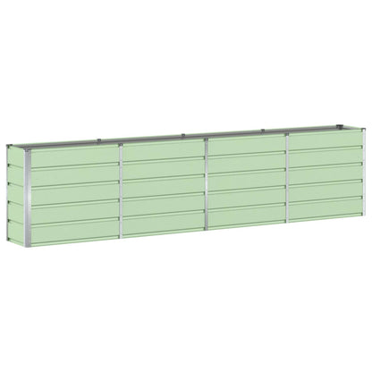 Pflanzkübel Grün 160 x 40 x 75 cm Stahl