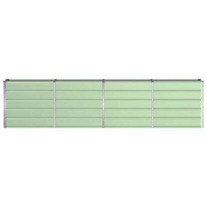 Pflanzkübel Grün 160 x 40 x 75 cm Stahl