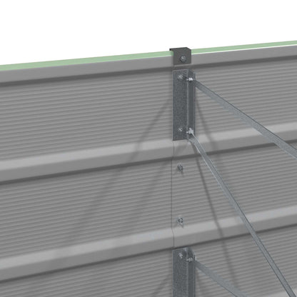 Pflanzkübel Grün 160 x 80 x 45 cm Stahl