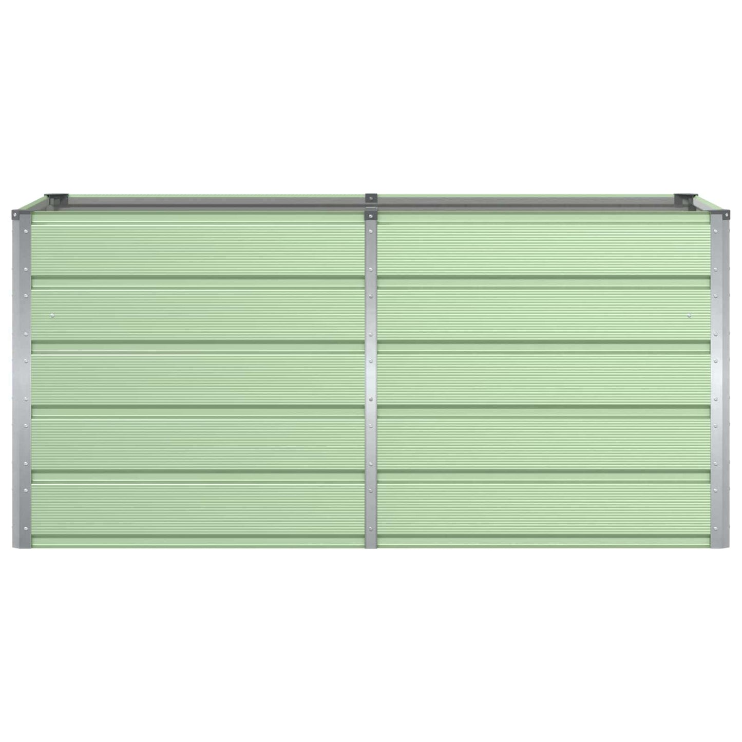 vidaXL Pflanzkübel Grün 160 x 80 x 75 cm Stahl