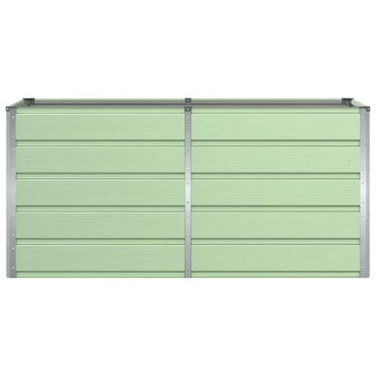 vidaXL Pflanzkübel Grün 160 x 80 x 75 cm Stahl