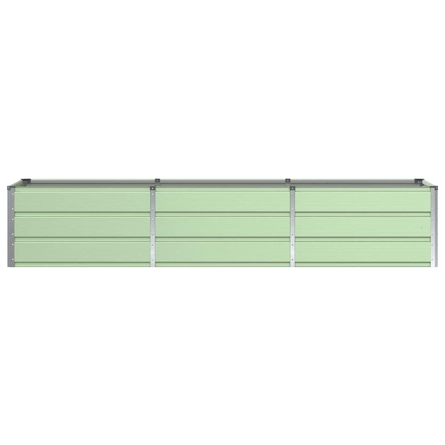 vidaXL Pflanzkübel Grün 240 x 80 x 45 cm Stahl