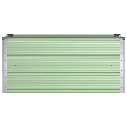 vidaXL Pflanzkübel Pastellgrün 100 x 50 x 45 cm Verzinkter Stahl