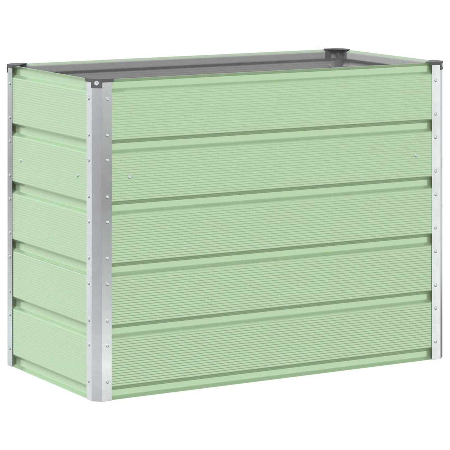 vidaXL Pflanzkübel Pastellgrün 480 x 50 x 45 cm Verzinkter Stahl