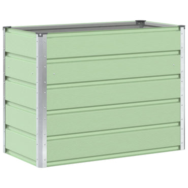 vidaXL Pflanzkübel Pastellgrün 480 x 50 x 45 cm Verzinkter Stahl
