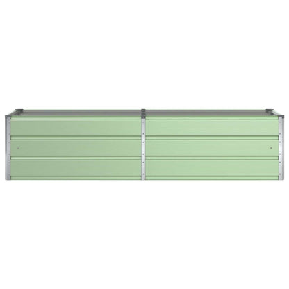 vidaXL Pflanzkübel Pastellgrün 480 x 50 x 45 cm Verzinkter Stahl