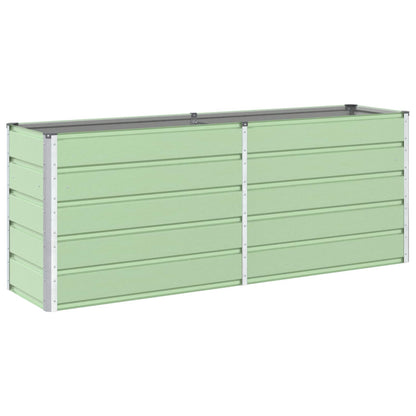 vidaXL Pflanzkübel Pastellgrün 480 x 50 x 45 cm Verzinkter Stahl