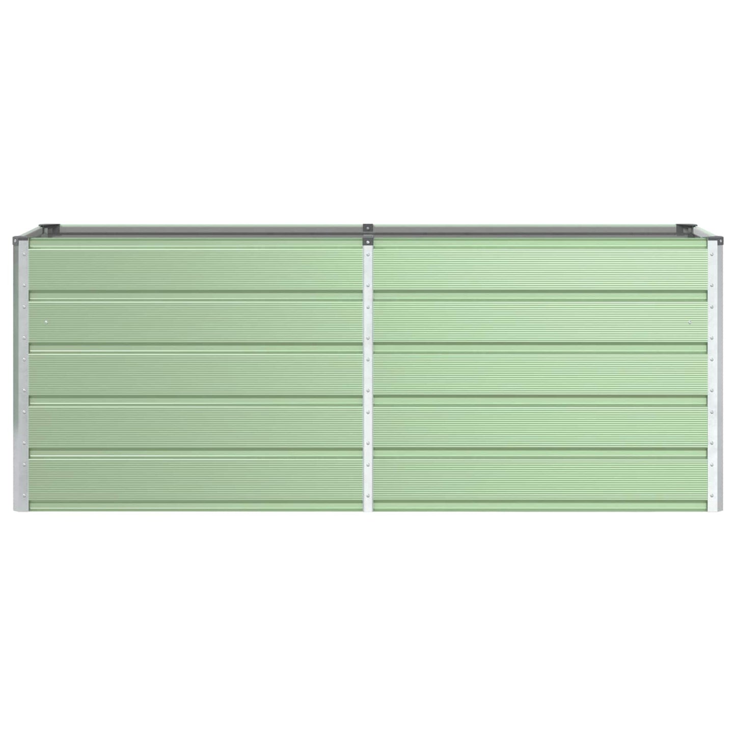 vidaXL Pflanzkübel Pastellgrün 480 x 50 x 45 cm Verzinkter Stahl