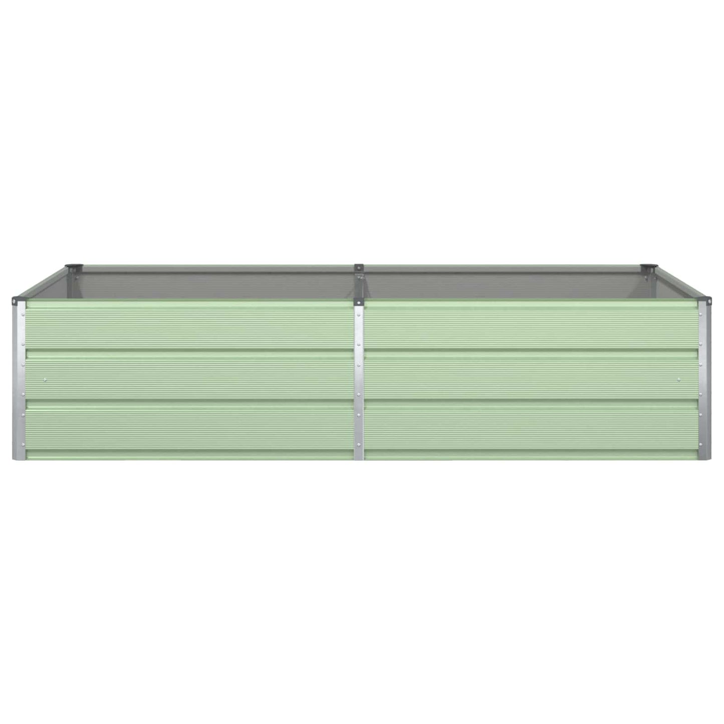 vidaXL Pflanzkübel Pastellgrün 195 x 100 x 45 cm Verzinkter Stahl