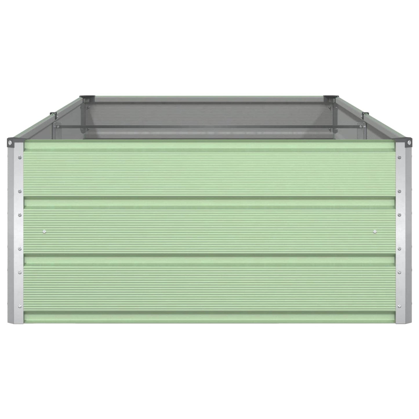 vidaXL Pflanzkübel Pastellgrün 195 x 100 x 45 cm Verzinkter Stahl