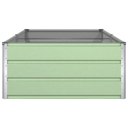 vidaXL Pflanzkübel Pastellgrün 195 x 100 x 45 cm Verzinkter Stahl