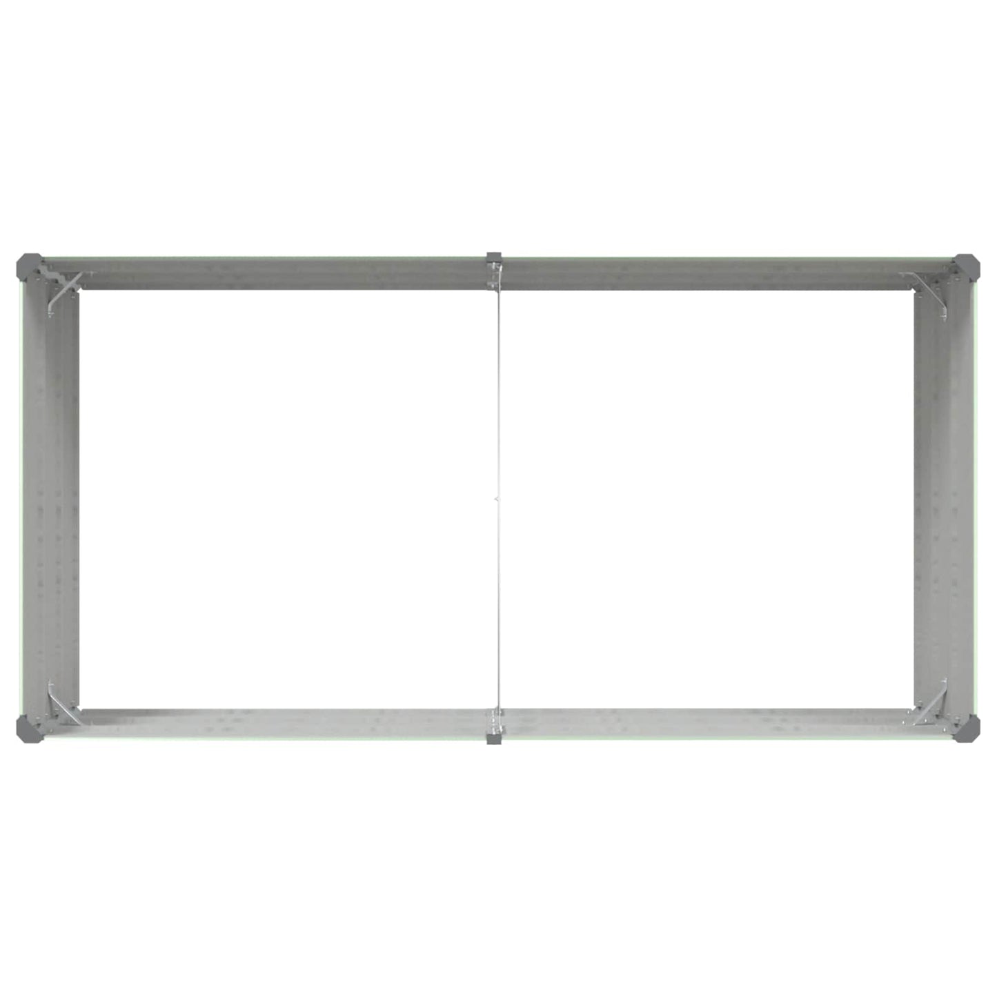 vidaXL Pflanzkübel Pastellgrün 195 x 100 x 45 cm Verzinkter Stahl