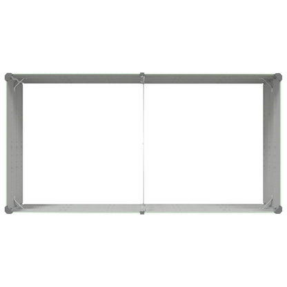 vidaXL Pflanzkübel Pastellgrün 195 x 100 x 45 cm Verzinkter Stahl