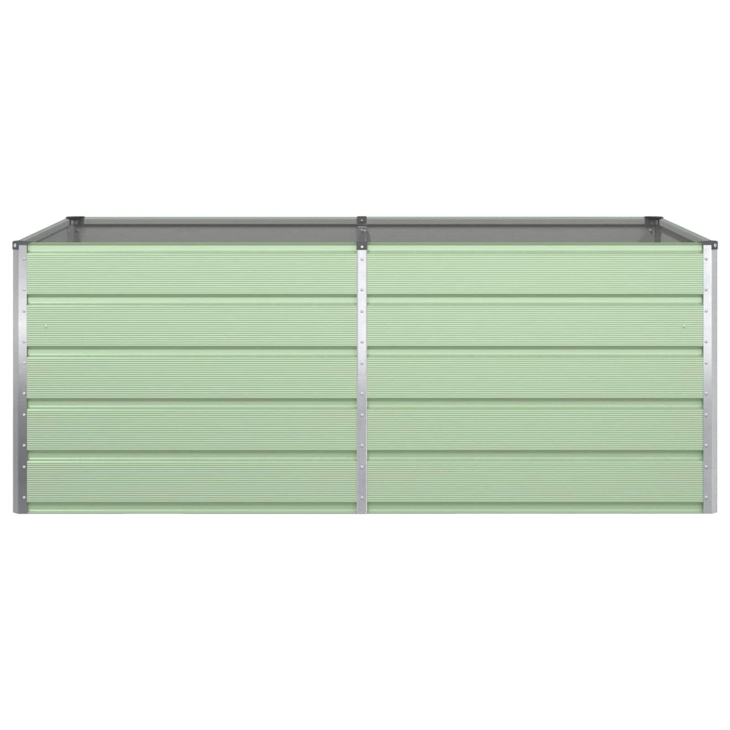 vidaXL Pflanzkübel Pastellgrün 195 x 100 x 45 cm Verzinkter Stahl