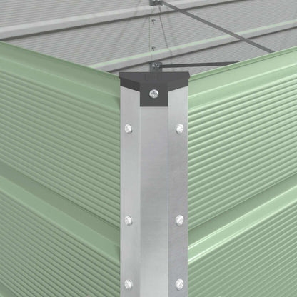 vidaXL Pflanzkübel Pastellgrün 195 x 100 x 45 cm Verzinkter Stahl