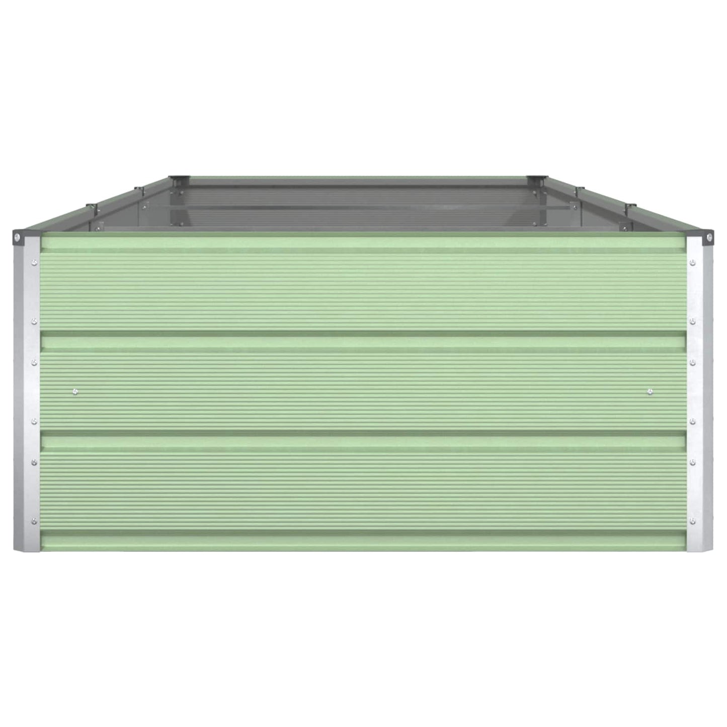 vidaXL Pflanzkübel Pastellgrün 195 x 100 x 45 cm Verzinkter Stahl