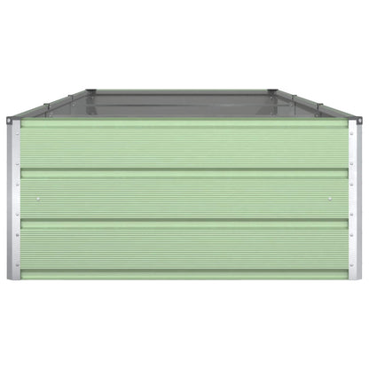vidaXL Pflanzkübel Pastellgrün 195 x 100 x 45 cm Verzinkter Stahl