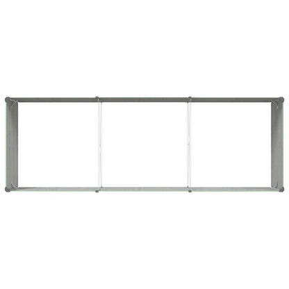 vidaXL Pflanzkübel Pastellgrün 195 x 100 x 45 cm Verzinkter Stahl