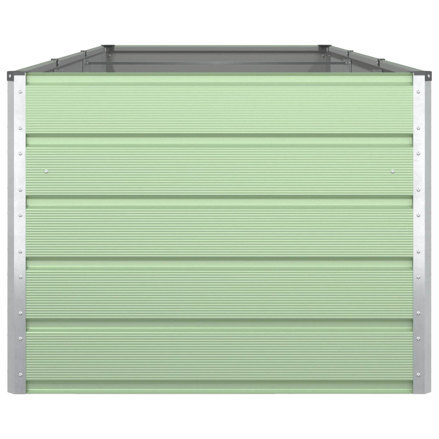 vidaXL Pflanzkübel Pastellgrün 195 x 100 x 45 cm Verzinkter Stahl