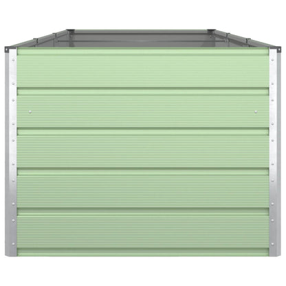 vidaXL Pflanzkübel Pastellgrün 195 x 100 x 45 cm Verzinkter Stahl