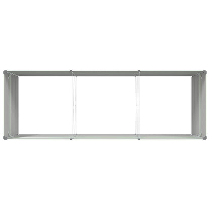 vidaXL Pflanzkübel Pastellgrün 195 x 100 x 45 cm Verzinkter Stahl