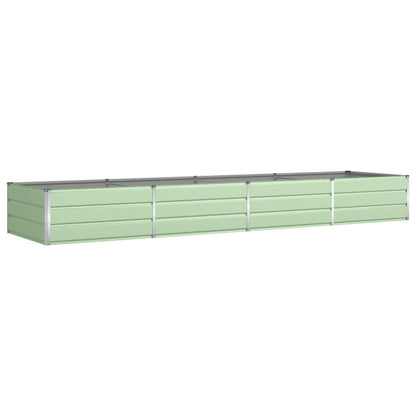 vidaXL Pflanzkübel Pastellgrün 195 x 100 x 45 cm Verzinkter Stahl