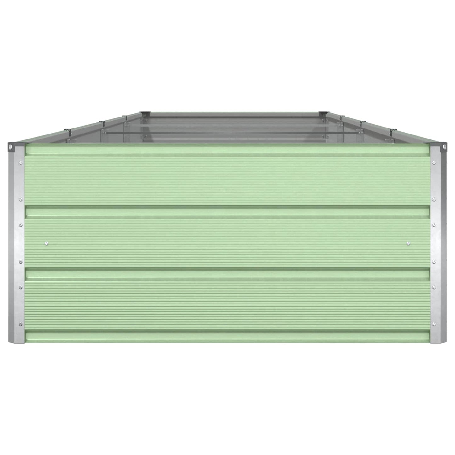 vidaXL Pflanzkübel Pastellgrün 195 x 100 x 45 cm Verzinkter Stahl