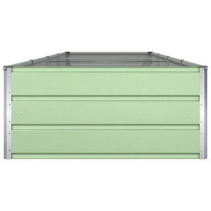 vidaXL Pflanzkübel Pastellgrün 195 x 100 x 45 cm Verzinkter Stahl