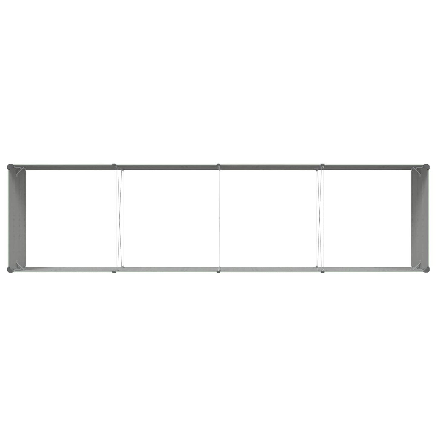 vidaXL Pflanzkübel Pastellgrün 195 x 100 x 45 cm Verzinkter Stahl