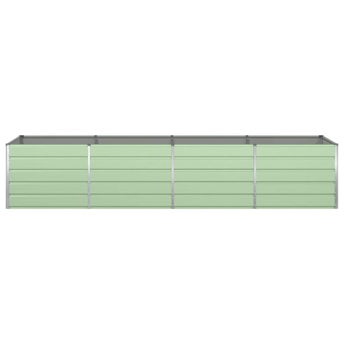 vidaXL Pflanzkübel Pastellgrün 195 x 100 x 45 cm Verzinkter Stahl