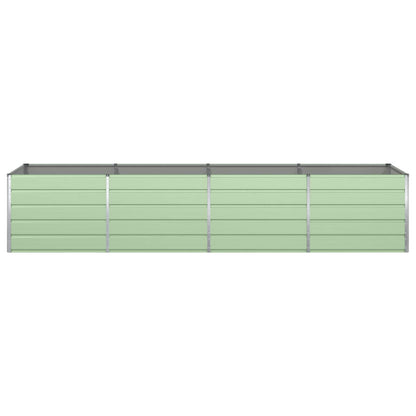 vidaXL Pflanzkübel Pastellgrün 195 x 100 x 45 cm Verzinkter Stahl