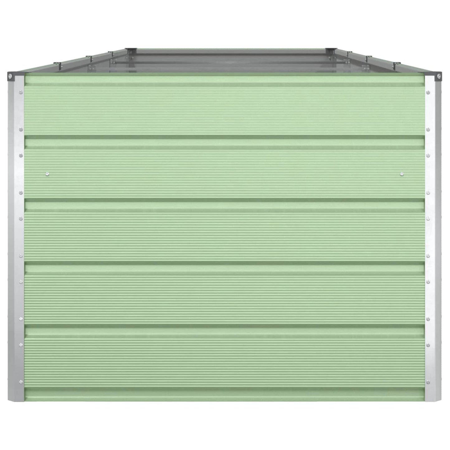 vidaXL Pflanzkübel Pastellgrün 195 x 100 x 45 cm Verzinkter Stahl