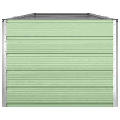 vidaXL Pflanzkübel Pastellgrün 195 x 100 x 45 cm Verzinkter Stahl