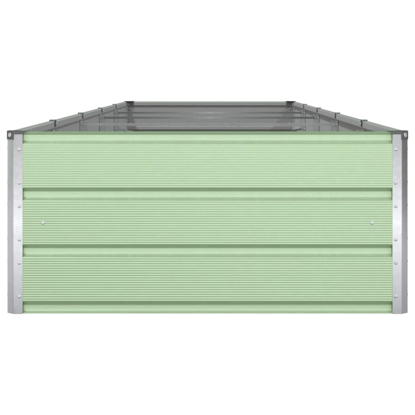 vidaXL Pflanzkübel Pastellgrün 195 x 100 x 45 cm Verzinkter Stahl