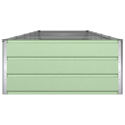vidaXL Pflanzkübel Pastellgrün 195 x 100 x 45 cm Verzinkter Stahl